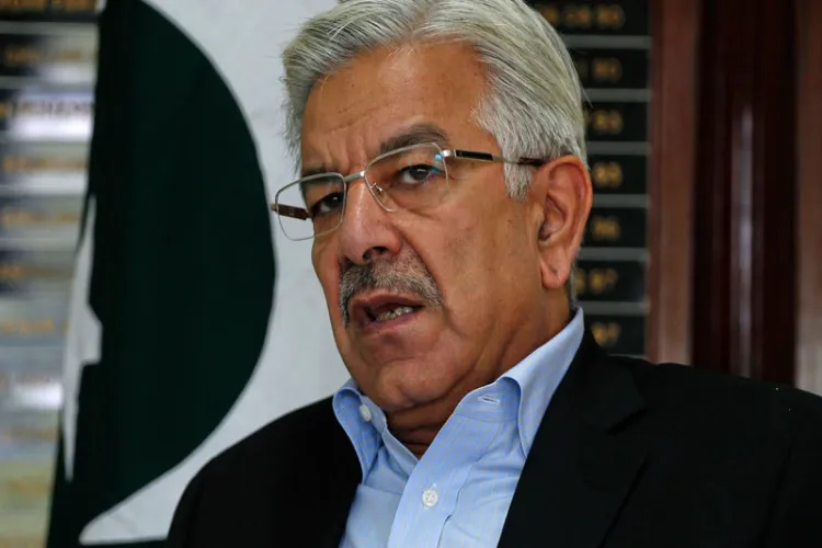 Pakistan's Foreign Minister Khwaja Asif