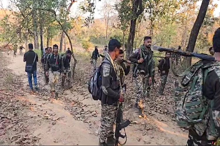  Jawans returning from the encounter site. (File photo)