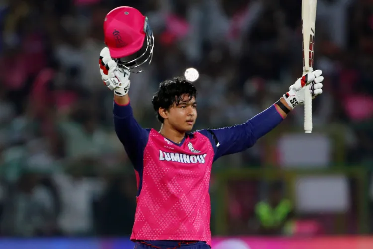  Rajasthan Royals (RR) batter Vaibhav Suryavanshi