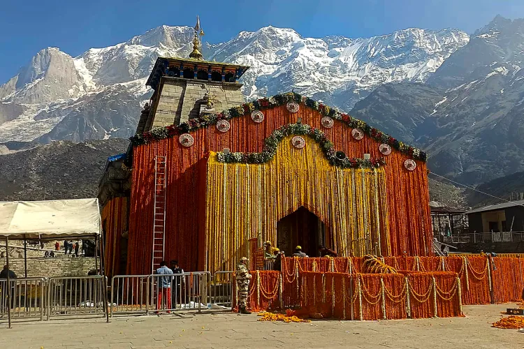 The Kedarnath temple 