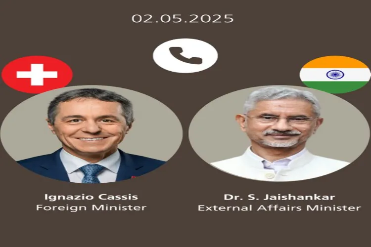 Telephonic conversation between EAM Dr. S Jaishankar and Swiss Federal Councillor Ignazio Cassis