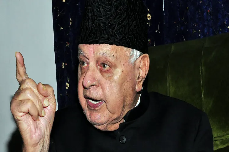 Jammu and Kashmir National Conference chief Farooq Abdullah