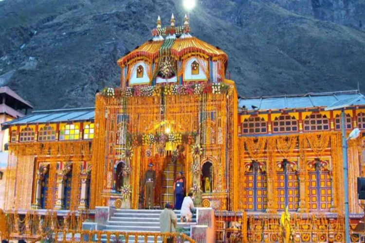 Badri Nath temple decked up on the opening day