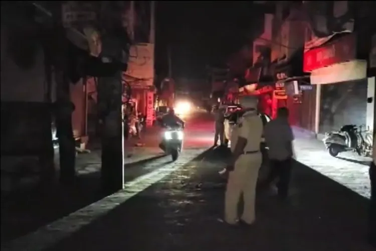 Blackout drill being conducted in Ferozepur cantonment, Punjab
