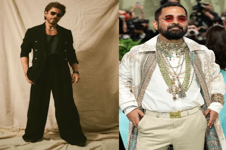 Actor Shah Rukh Khan and Designer Sabyasachi Mukherjee
