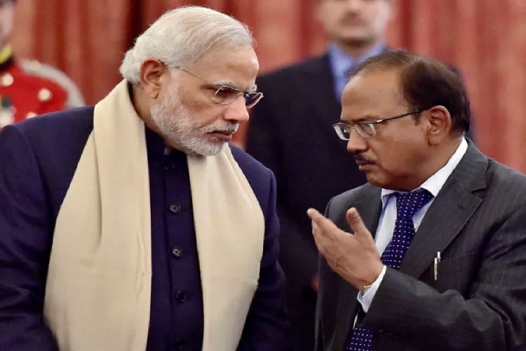 PM Modi and NSA Ajit Doval