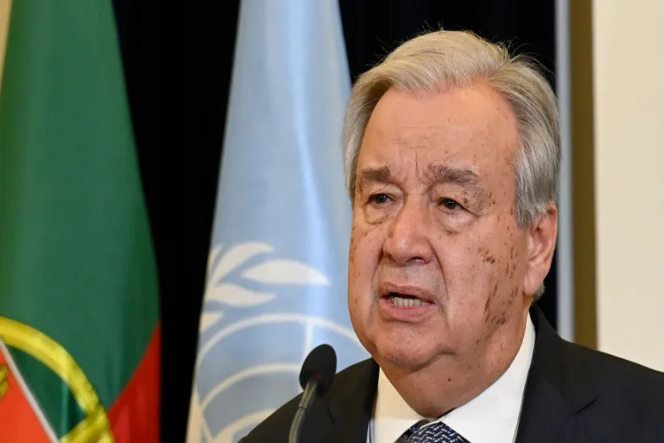 UN Secretary General Antonio Guterres 
