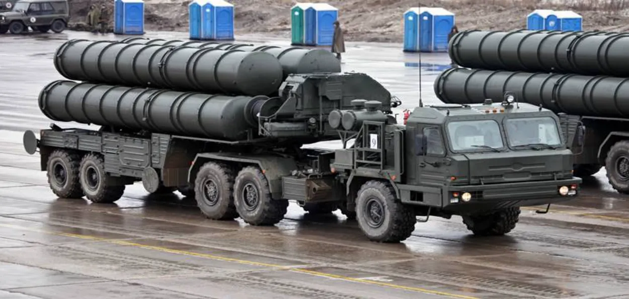 Russian S-400 Air defence System which is helping India destroy Pakistani missiles and drones