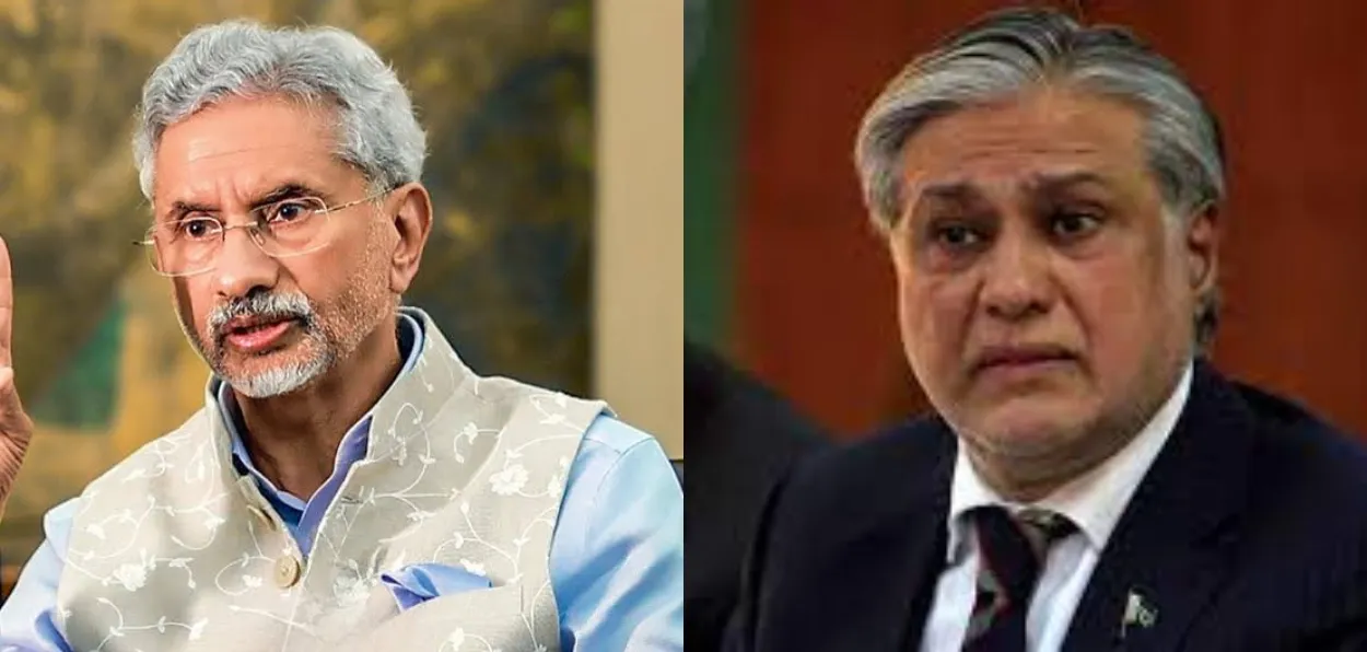 External Affairs Minister Dr S Jaishankar and Pakistan's foreign Minister ishaq Dar
