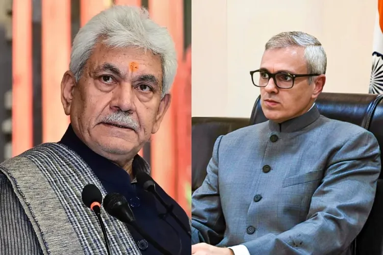 J&K LG Manoj Sinha and CM Omar Abdullah