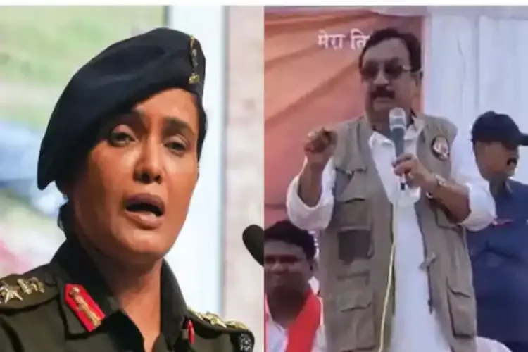 Col Sofiya Qureshi and Madhya Pradesh Cabinet Minister Kunwar Vijay Shah