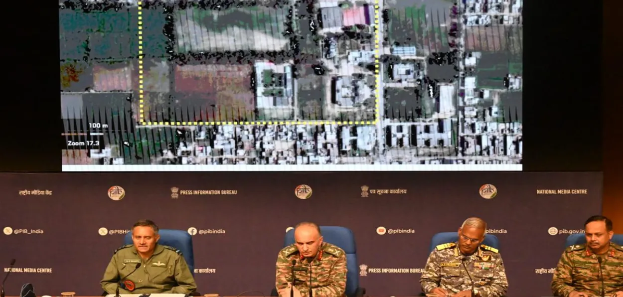Briefing of Operation Sindoor by Military top brass of India