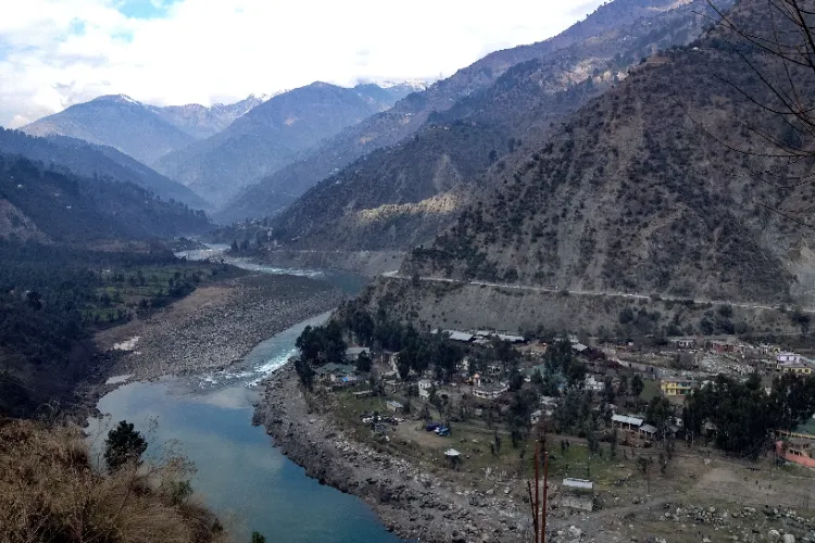 Chenab River in Ramban, J&K
