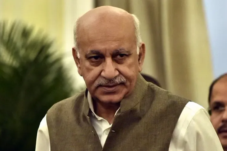 Former Union Minister M J Akbar