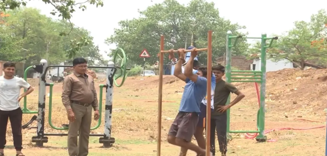 Youth of Pahanda preparing for Army recruitment
