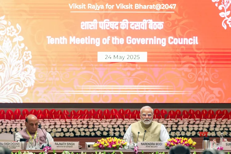 PM Modi Chairs 10th NITI Aayog Governing Council Meet