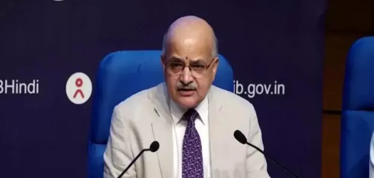 NITI Aayog Chief Executive Officer (CEO) BVR Subrahmanyam 