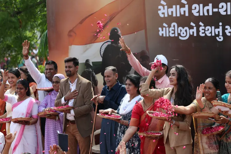 Colonel Sophiya Qureshi's family join PM Modi's Vadodara roadshow