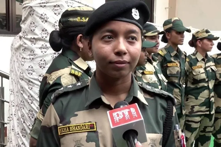Border Security Force (BSF's) Assistant Commandant Neha Bhandari