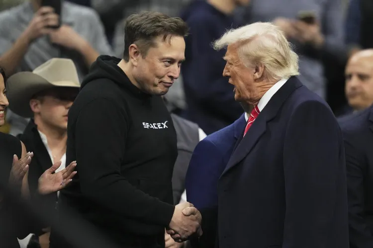 Elon Musk and Doland Trump