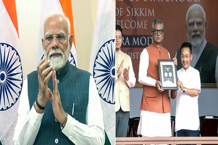 PM Modi virtually joins the event celebrating 50 years of Sikkim statehood