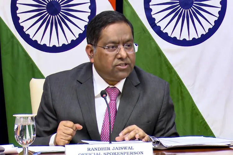 Ministry of External Affairs spokesperson Randhir Jaiswal 