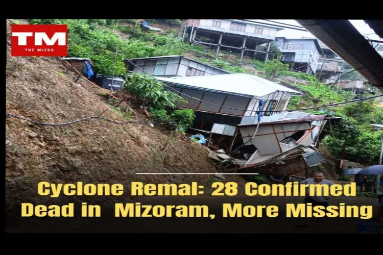 House collapse in heavy rains in Mizoram (Local media)