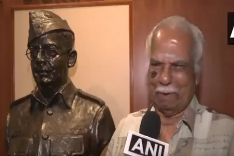 Indian National Army (INA) veteran SP Narayanasamy