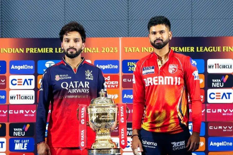  RBC captain Rajat Patidar and Punjab Kings captain Shreyas Iyer 