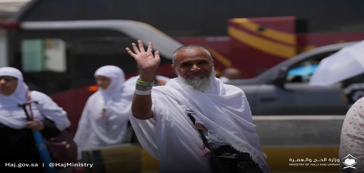 A Hajj pilgrim (X of Saudi government)