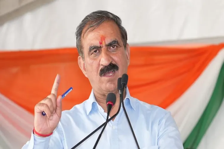Himachal Pradesh Chief Minister Sukhvinder Singh Sukhu 