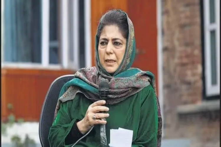 PDP chief Mehbooba Mufti
