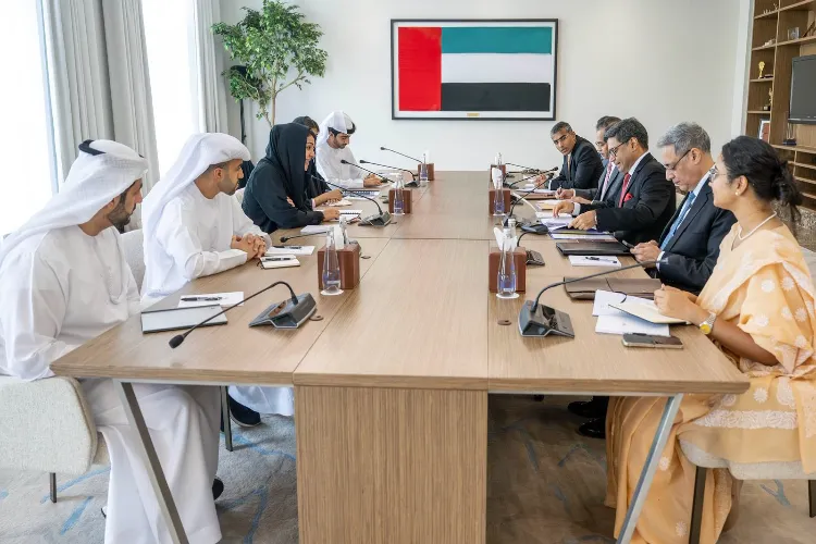 Foreign Secretary Vikram Misri holding talks with UAE Minister of State for International Cooperation Reem Al Hashimy