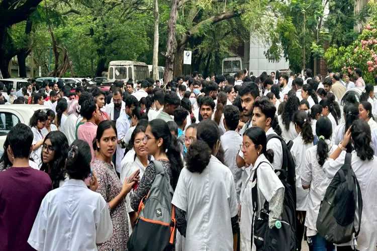 Goa doctors protesting