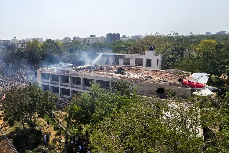 Rescue operation underway after an Air India plane crashed in Meghaninagar area