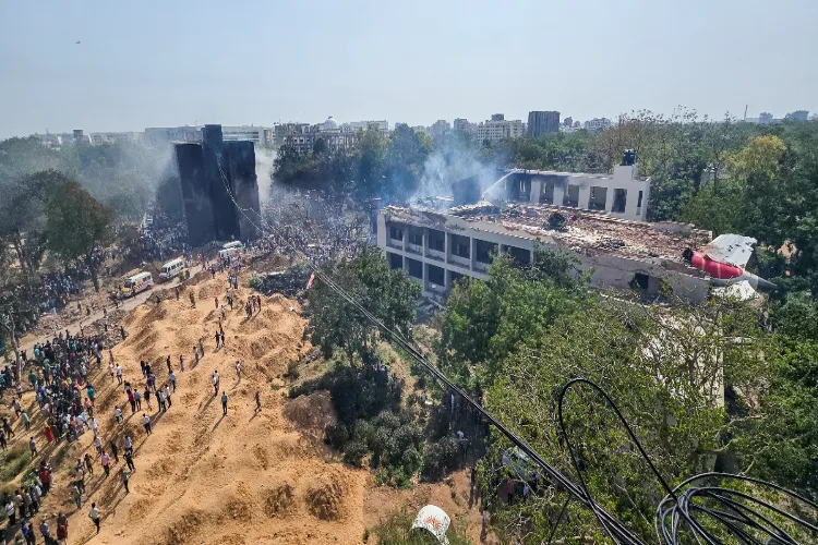 Air India plane that crashed moments after taking off from the Ahmedabad airport