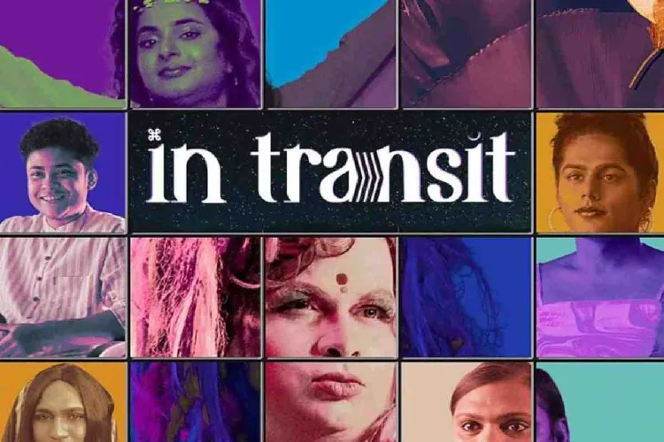 Poster of the four-part documentary series 'In Transit'