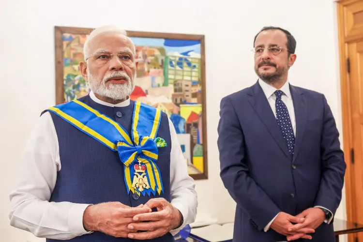 PM Modi awarded highest civilian honour of Cyprus