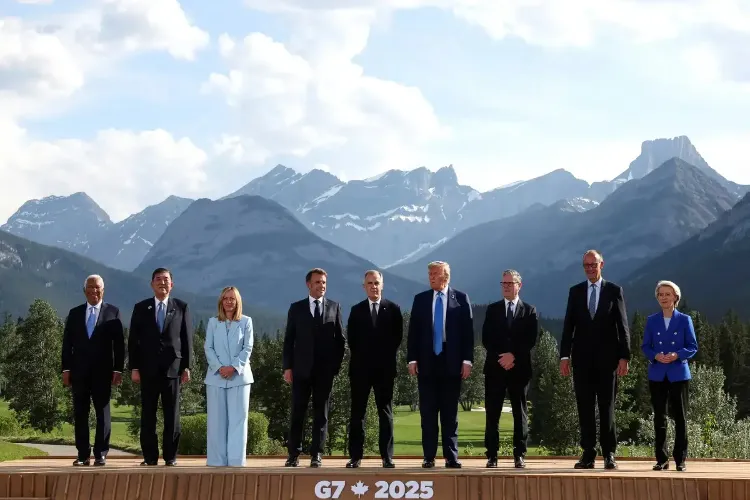 Leaders of the Group of Seven (G-7) 