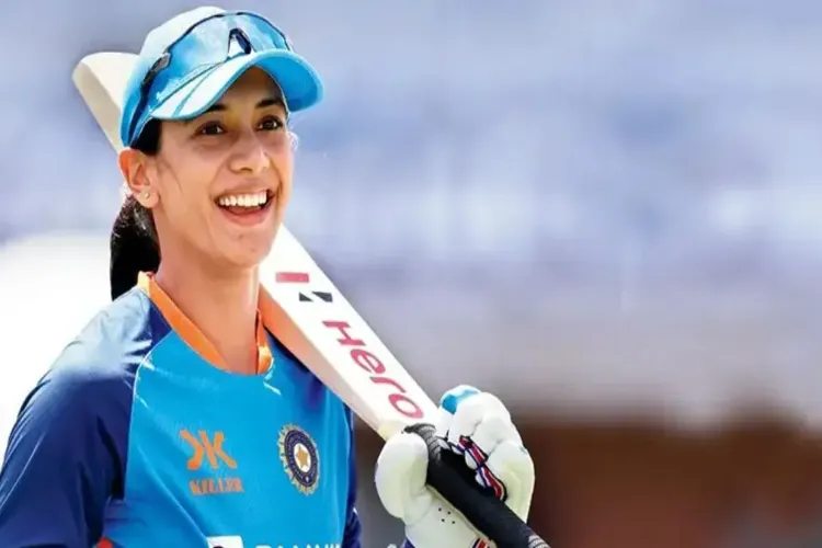 Cricketer Smriti Mandhana