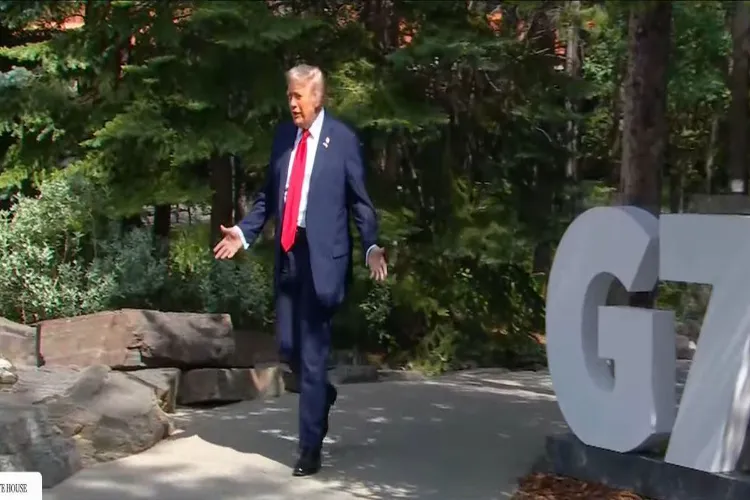 US President Donald Trump at G-7 summit