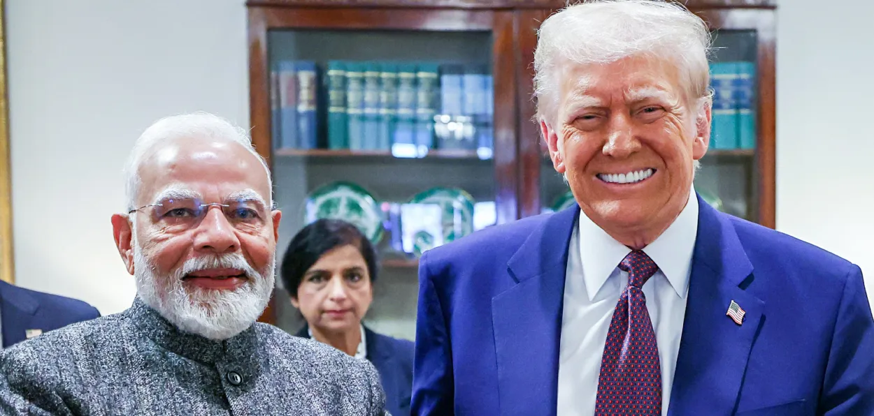 Prime Minister Narendra Modi and President Donald Trump (File)
