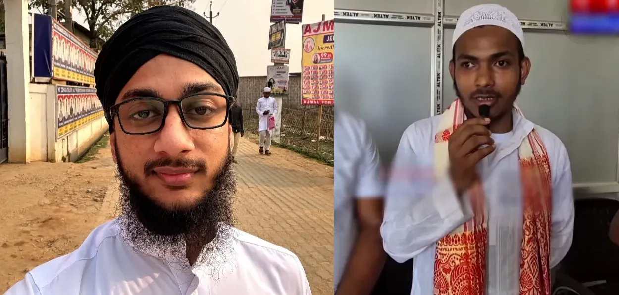 Hafiz Huzaifa Laskar (right) and Hafiz Momtazul Hassan Choudhury 