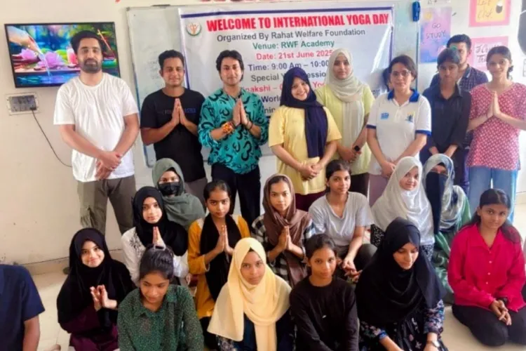 Rahat Welfare Foundation celebrates International Yoga Day