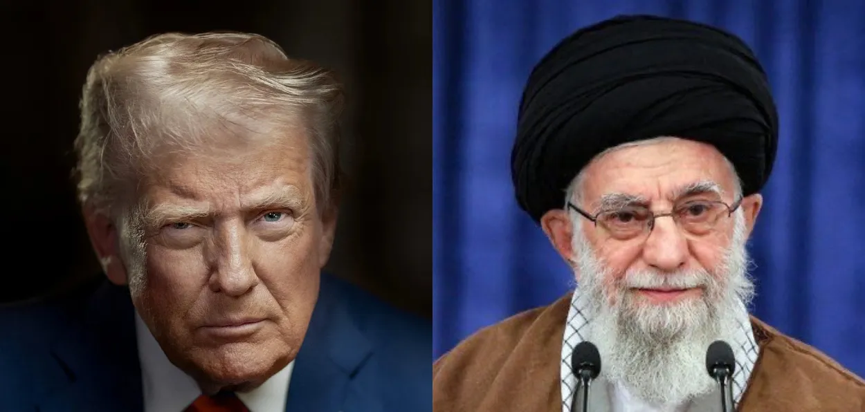 US President Donald Trump and Iran's Supreme leader Ali Khamenei