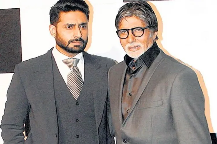 Amitabh Bachchan and Abhishek Bachchan