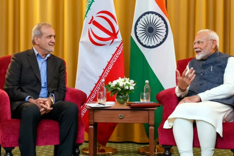 PM Modi with Iranian President