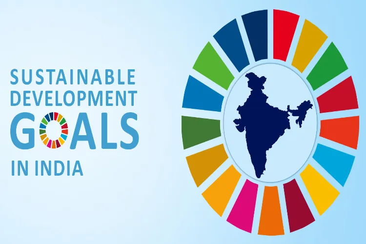 The cover of a report on SDG for India