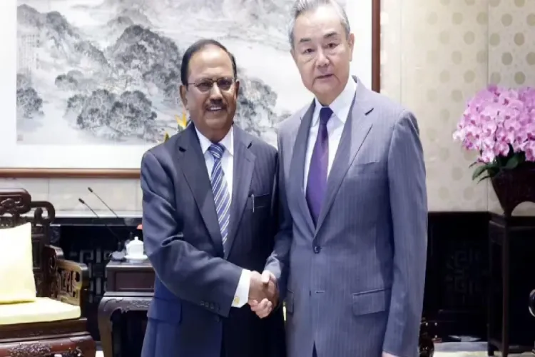 National Security Advisor Ajit Doval held a meeting with Chinese Foreign Minister Wang Yi in Beijing