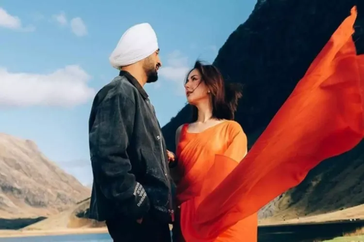 A still from film Sardaar Ji 3